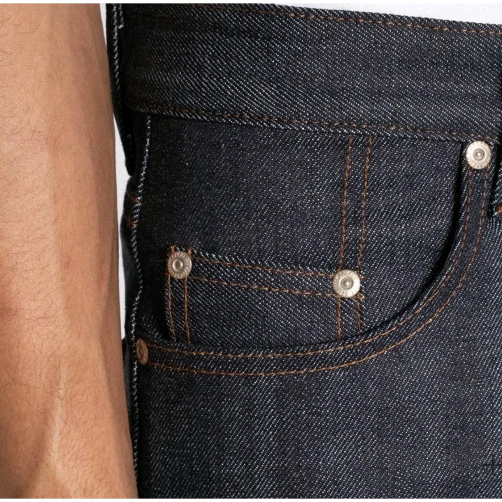 Naked And Famous 12.5oz Japanese Easy Guy Selvedge Button Fly Denim Jeans 38 — image 2 of 8